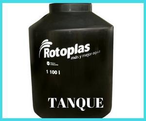 Tanque De Polietileno  Lts. Rotoplas Negro C/ Accesorio