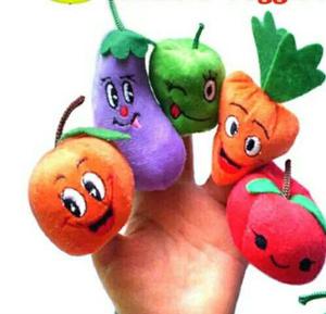 Titeres Frutas Verduras Estimulacion Niños - Brujitas Store