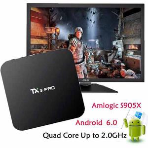 Tv Box Tx3 Pro Smart Tv 4k Amlogic S905x Android 6.0 Tienda