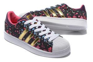 ADIDAS SUPERSTAR FLORAL PRINT TALLA 37