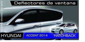 Deflectores Puerta /lunas Hyundai Accent Hatchback .