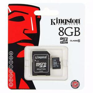 Remato Memoria Micro Sd 8gb Clase10 Kingston Original/sellad