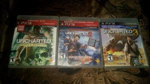 Venta de Uncharted 1,2,3