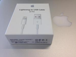 Cable Lightning Apple Original Iphone Caja Sellada 2 Metros