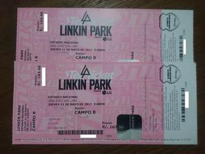 Entrada Al Concierto De Linkin Park Campo B