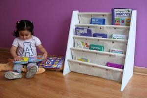 Librero Montessori Wood - Blanco
