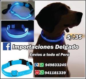 COLLAR LED RECARGABLE PARA MASCOTAS