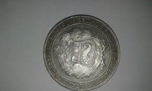Moneda Tupac Amaru Cincuenta Soles De Oro  (plata)