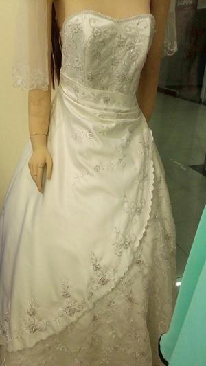 Vestido de novia velo