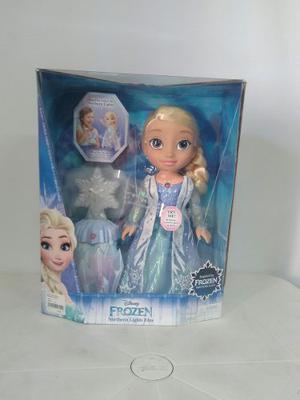 Muñeca Frozen Elsa Canta Y Vestido Se Ilumina