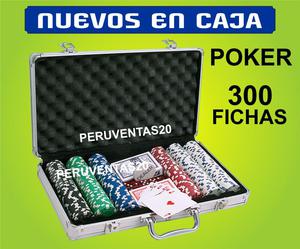 Poker 300 Maletin, 11.5 grms. 500 * Nuevos en Caja