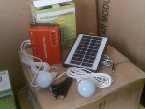 Mini Sistema Electricidad por Panel Solar Fotovoltaico