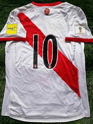 Camiseta Perú Eliminatorias  Farfan Usada En Juego