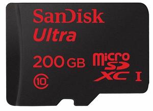 Memoria Microsd Sandisk Ultra 200gb Versión Premium En