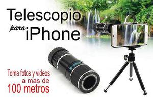 Telescopio 12x Para Iphone Y Samsung