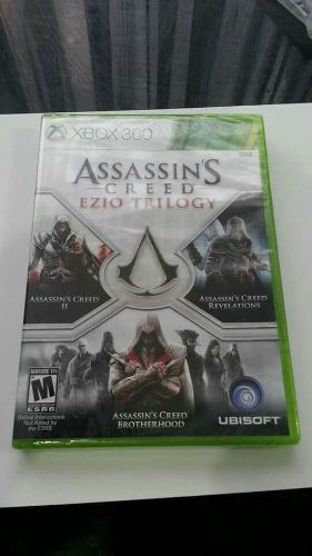 Assasin Creed Ezio Trilogy Xbox 360 (sellado)