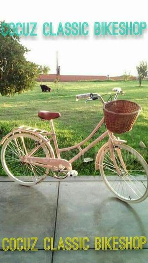 Bicicleta Vintage Paseo Nuevo Mujer 0km