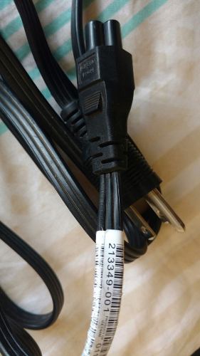 Cable Poder 3 Hilos Para Cargadores De Batería De Laptops