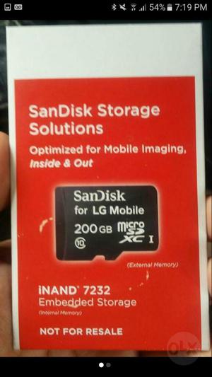 Memoria Sandisk 200gb Micro Sd