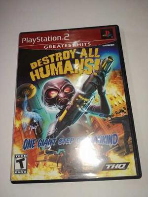 Ps2 Juego Destroy All Humans!