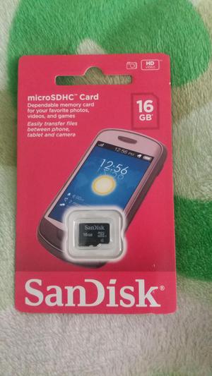 Tarjeta MicroSD 16gb