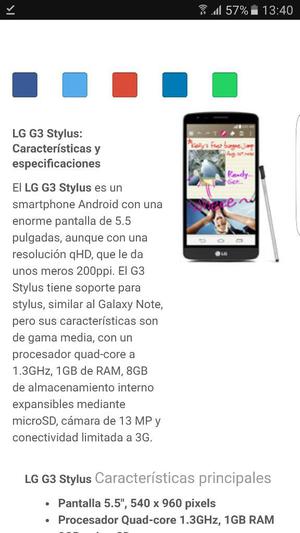 Vendo Lg G3 Stylus
