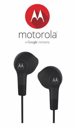 Audifono Handsfree Motorola Original Negro Earbuds Sellado