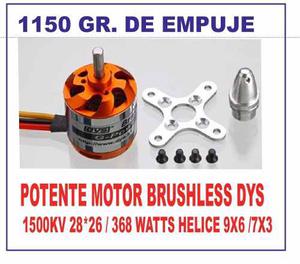 Brushless Motor Potente  Kv 368 Watts