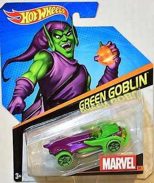 Juguete Green Goblin Hot Wheels Auto De Colección Marvel