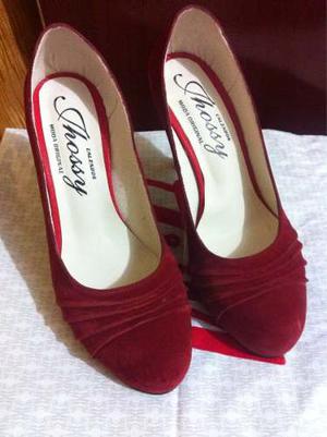 Zapatos Rojos Mujer