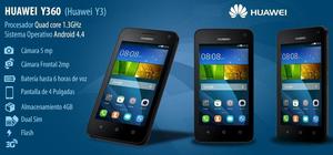 Huawei Y3 Nuevo Color Negro