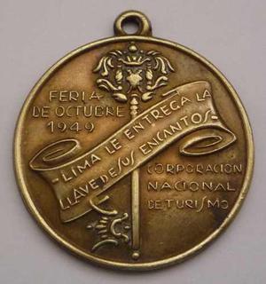 Medalla  Feria Octubre Campo De Marte Jesus Maria Lima