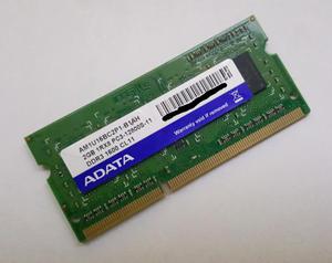Memoria Ram 2GB DDR3 Bus  para Laptop