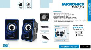 Micronics Scorpio. Parlante para PC.