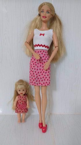 Muñeca Barbie Y Kelly Original