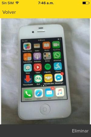 Vendo iPhone 4S Como iPod 64 Gb