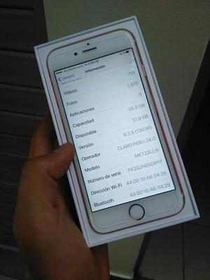 iPhone 6s Oro Rosa 64gb Libre