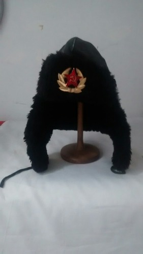 Antiguo Sombrero Gorro Ruso Soviet Original