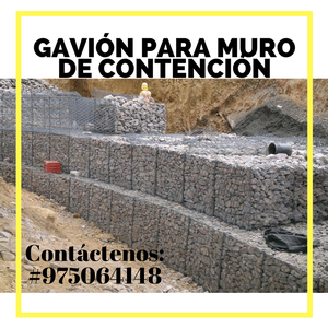 GAVIONES PARA MURO DE CONTENCIÓN