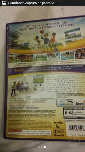 Kinect Sports 1 Y 2 Xbox 360