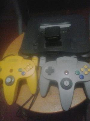 Nintendo 64 Mas Memoria, 2 Mandos, Y Canles