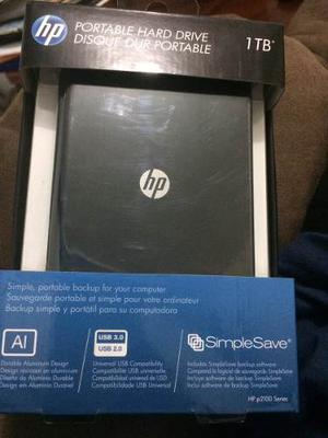 Disco Duro Externo 1tb Hp Nuevo