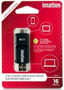 Imation 2In1 Micro USB Flash Drive 16GB 