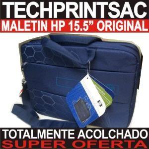 Maletin Hp Laptop 15 Original Full Acolchado Nylon Calidad