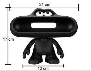 Muñeco parlante en caja, color negro, bluetooth, USB,