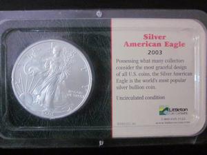 Remate Moneda Plata Silver American Eagle  + Regalo