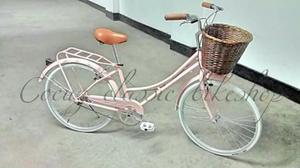 Bicicleta Paseo Vintage Aro26 Mujer Nuev