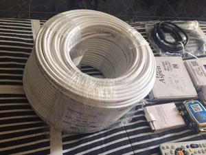 Cable Coaxial Rg6 / Rollo Blanco / Dtv