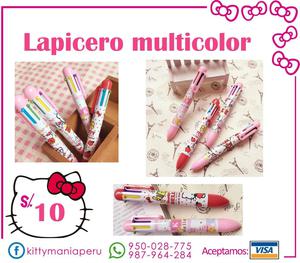 Lapicero Multicolor Hello Kitty