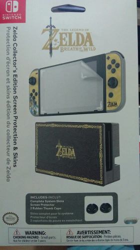 Nintendo Switch Oficial Protector Pantalla + Skins + Gomas